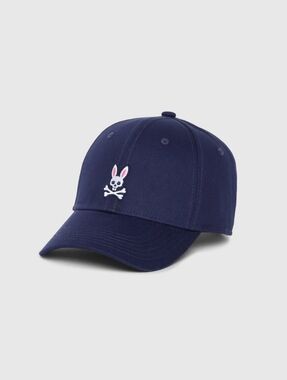 Psycho Bunny Men's Classic Baseball Cap Blue OS